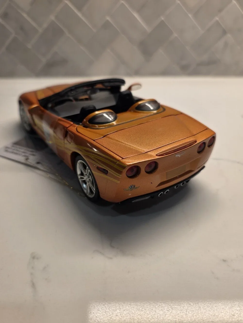 Franklin Mint 1:24 2007 Chevrolet Corvette Indy 500 Pace Car Convertible Diecast